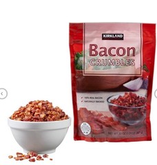 2 Packs Kirkland Signature Bacon Crumbles 20 oz Each Pack, EXP 02/27