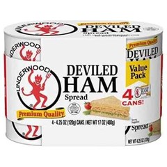 Underwood Deviled Ham Spread, 4.25 Ounce (Pack of 4)