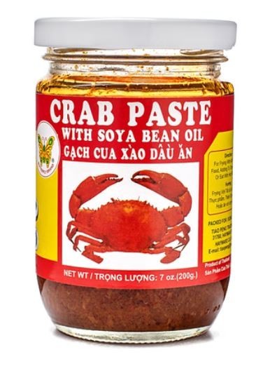 Butterfly Brand Crab Paste with Soya Bean Oil 200g Asian Pantry Jar