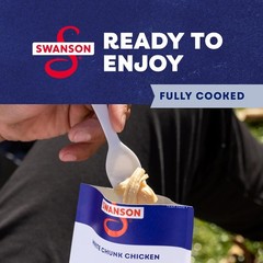 Swanson Original White Chunk Fully Cooked Chicken 2.6oz Ready to Eat