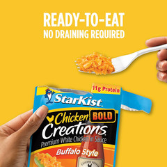 Chicken Creations BOLD Buffalo Style, 2.6 Oz Pouch (Pack of 12)