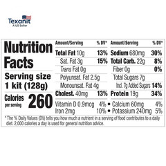 Lunch-To-Go Mix Your Own Tuna Salad, Chunk Light Tuna Pouch, 4.5 Ounce Kit, 12 P