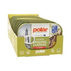 MW Polar Brisling Sardines, Smoked in Olive Oil, 3.52 Ounce Pack of 12