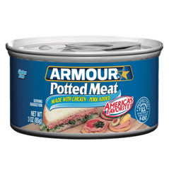 2 Pack – Armour Potted Meat Made With Chicken and Pork, 3 oz., 12 ct.