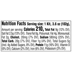 SnackToGo Classic Tuna Salad, 3.6oz Kit, 1Pack