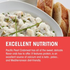 Fancy Crabmeat with Leg Pieces 6 oz. Can (Pack of 12)