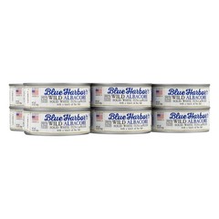 Blue Harbor Fish Co. Wild Albacore Solid White Tuna in Water with Sea Salt –