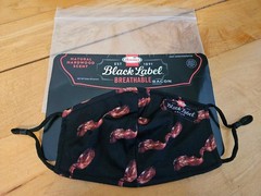 Hormel Black Label Breathable BACON SCENTED FACE MASK New