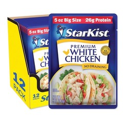 White Chicken Pouches, Pack of 12