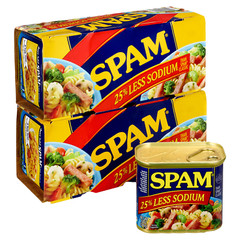 SPAM, 25% Less Sodium, 12 oz, 8-Count