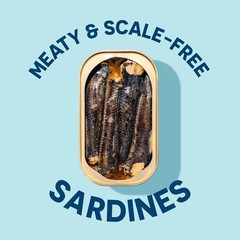 Wild Sardines in EVOO Lightly Smoked Tinned Fish Sustainably Wild-Caught 12 Pack
