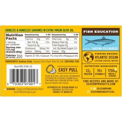 Sustainable Wild Caught Sardines in Olive Oil – High Protein Keto Snack, 24-Pack