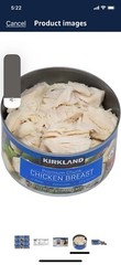 6 cans – Kirkland Chunk Chicken Breast 12.5oz Packed in Water