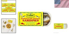 Moroccan Spiced Wild-Caught Sardines in Olive Oil – 5 Can Pack, Keto Friendly