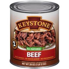 Keystone Meats All Natural Heat and Serve Canned Beef 1.75 Pound (Pack of 1)