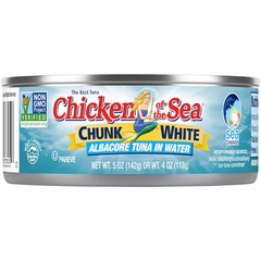 Chicken Of The Sea Chunk Albacore Tuna in Water – 5 Ounces – 24 Per Case