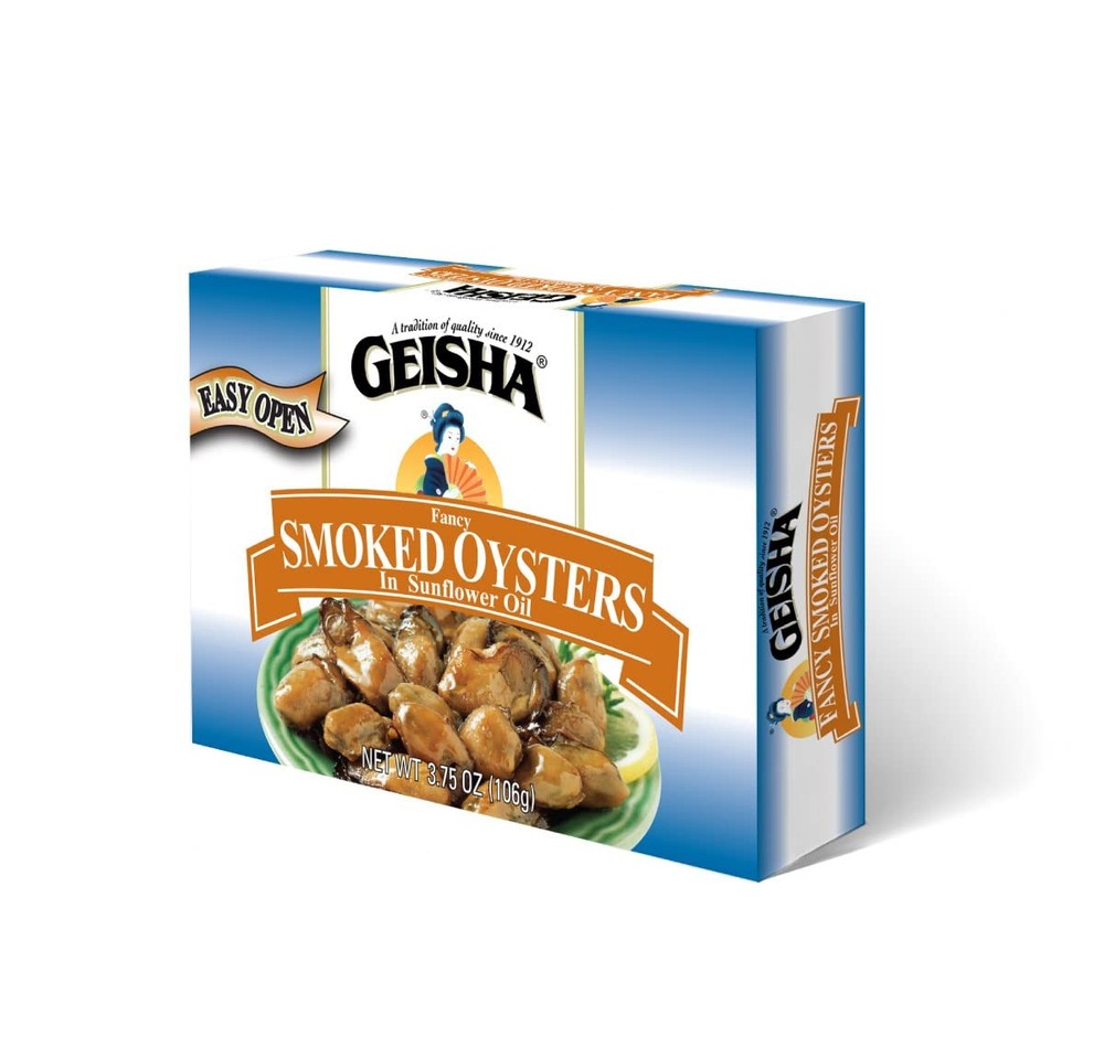 Geisha Smoked Oysters 3.75 oz (Pack of 12)