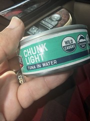 Chunk Light Tuna in Water 5oz. 3 Cans Pack Wild Caught High Protein Canned Food