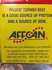 PACIFIC BRAND CORNED BEEF 4 CAN VALUE PACK 340 G EACH TIN 1.2 KG BEEF