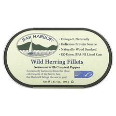 Wild Herring Fillets, Seasoned with Cracked Pepper, 6.7 oz (190 g)