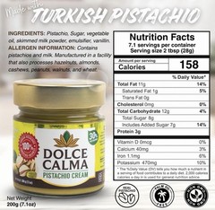 Premium Pistachio Cream Spread 200g – 30 Pistachios, No Palm Oil, Versatile Use