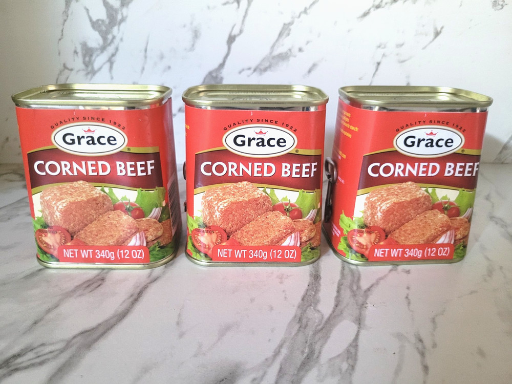 jamaican grace cornbeef 12oz 3 pack