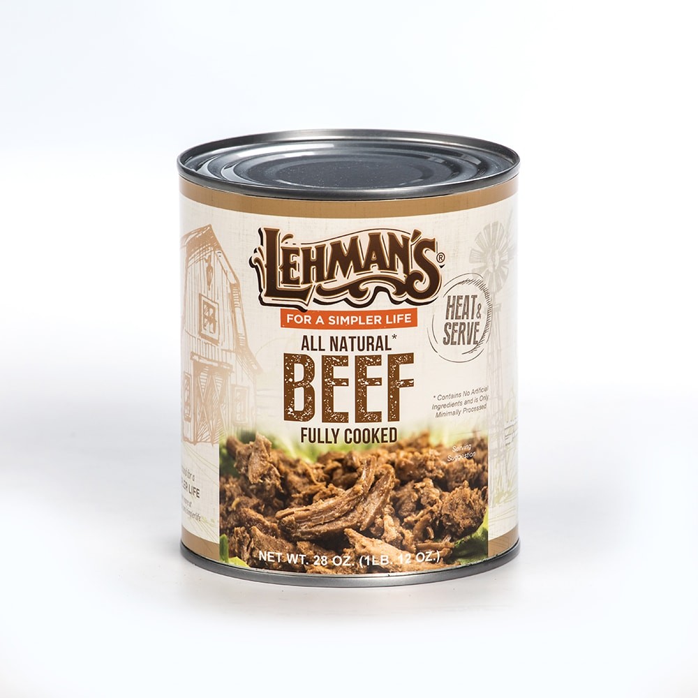 Lehman’s All Natural Canned Meat, USA Made Ready to Eat, 28 oz Can