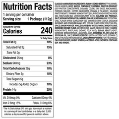 High Protein Beef Burgers 10 Pack Fully Cooked Frozen Healthy Meal Prep New