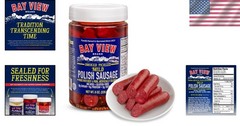 All-Natural Sliced Polish Sausage – 8oz Gluten-Free, No Soy, Pickled Perfection