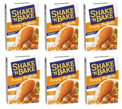 6 Pack Shake ‘N Bake Crispy Buffalo Seasoned Coating Mix, Size 4.75 oz Box