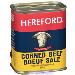 Hereford Canned Corned Beef 340g 6 Pack Imported from Canada