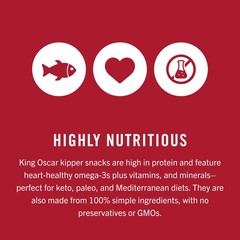 King Oscar Kipper Snacks, 3.54 Ounce Cans (Pack of 12)