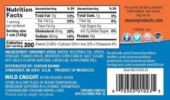 12-Pack Hot Sauce Sardines – Keto Snack with 24g Protein, Bone-In, Gluten-Free
