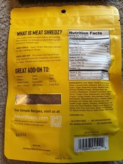 Meat Shredz Premium Dried Pulled Pork Carolina BBQ Sweet Mustard Flavor (2 Pack)