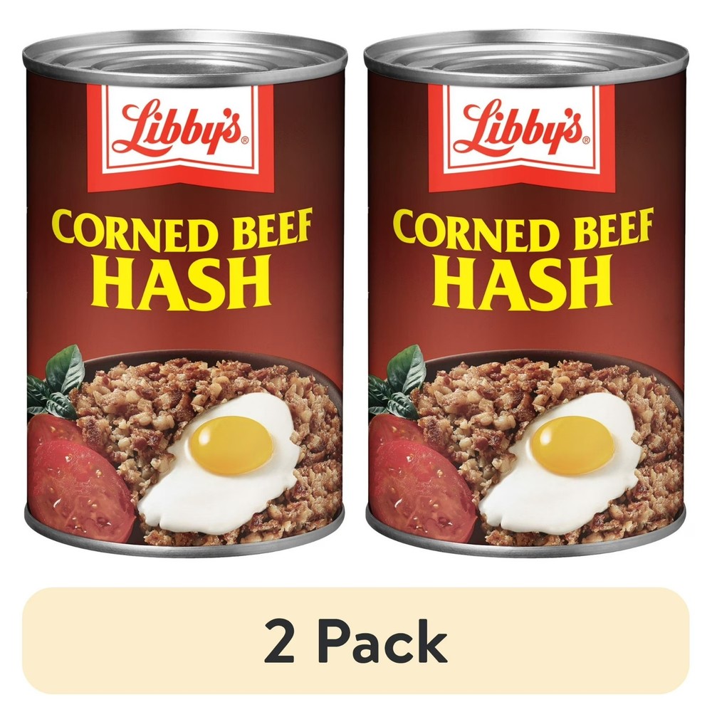 Libby’s Corned Beef Hash 15 oz Canned Food 2 Pack Shelf Stable Ready Meal
