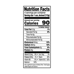 (2 pack) Chunk Light Tuna in Water, Wild Caught, 20g Protein, 5 oz, 4 Cans