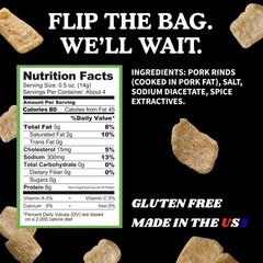Dill Pickle Pork Rinds Chicharrones 4 Pack Keto Snacks