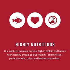 King Oscar Mackerel in Olive Oil, 4.05 Ounce Can (Pack of 12, Packaging May Vary