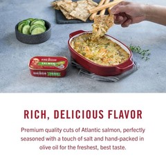Salmon in Olive Oil Skinless Boneless Canned Fish 4.05 Oz 12 Pack