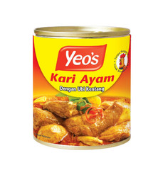 🍛 Yeo’s Chicken Curry – Ready-to-Eat Malaysian Meal (5 Cans Value Pack | Halal