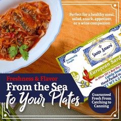 Delicious European Sardines in Olive Oil & Spicy Piri Piri – Convenient 3 Pack