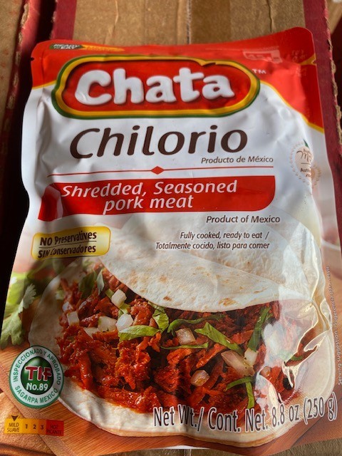 (12 PACKS) Chata Chilorio Shredded Seasoned Pork Meat