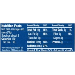 BBQ Flavored Ready to Eat Canned Vienna Sausage 7g Protein