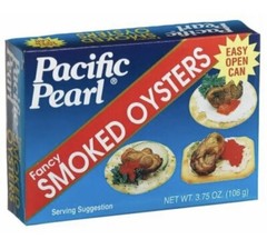 Pacific Pearl Fancy Smoked Oysters 3.75 Oz (Pack Of 4)