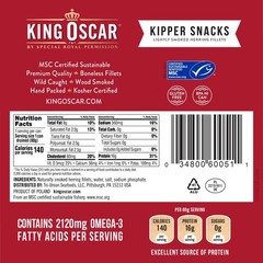 King Oscar Kipper Snacks, 3.54 Ounce Cans (Pack of 12)