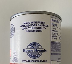 6 Patterson’s Homestyle Sausage Gravy 8 oz Cans Best by 10/24/26 Breakfast