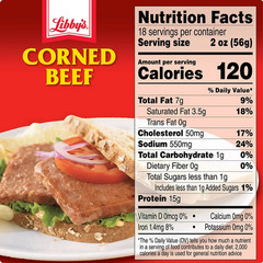 Libby’s Corned Beef 12oz 3 Pack Canned Meat Ready to Eat Protein