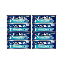 Chunk Light Tuna in Water, 5 oz (8 Pack) Canned Tuna Fish, Wild Caught, Gluten F