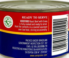 HereFord Roast Beef with Gravy Fully Cooked Ready to Serve 12 oz (Pack of 2 )
