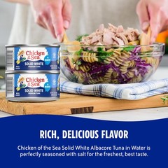 Wild Caught Premium Solid White Albacore Tuna in Water, 12 oz Cans, 12-Count …